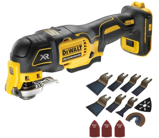 Dewalt DCS356N 18V Oscillating Brushless Multitool with 39 Piece Accessories Set