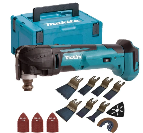 Makita DTM51Z LXT 18V Oscillating Multitool with 39 Piece Accessories Set & Makpac Case
